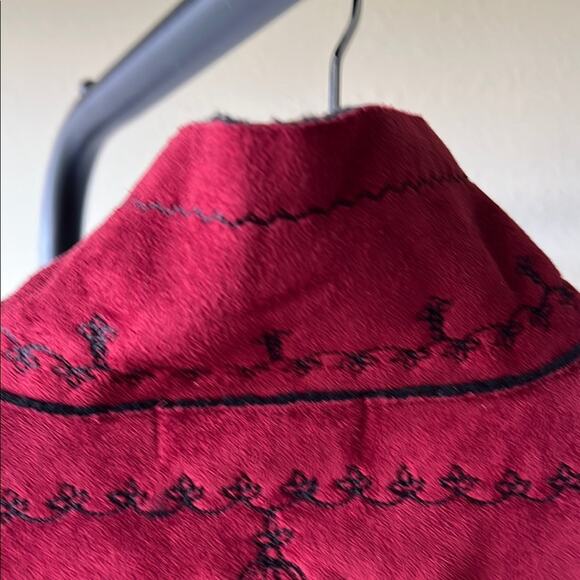 NWT Coldwater Creek Red and Black Women's Sweater Jacket - size XL - Picture 6 of 9